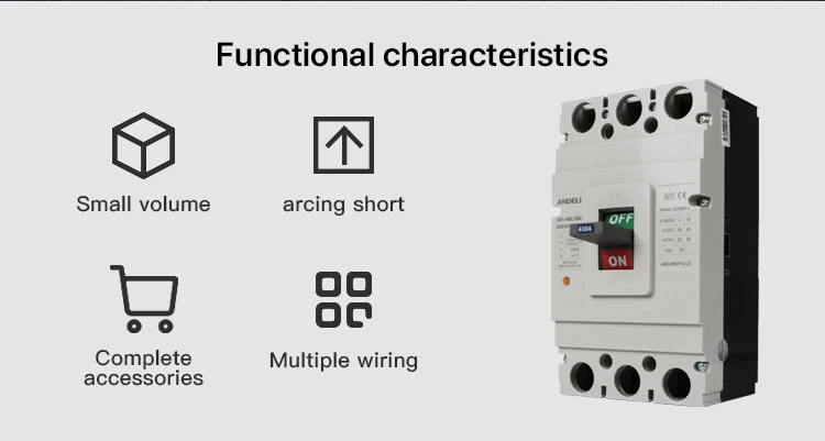 Andeli Am1-400L/3300 Series Moulded Case Circuit Breaker 250AMP Circuit Breaker Price MCCB