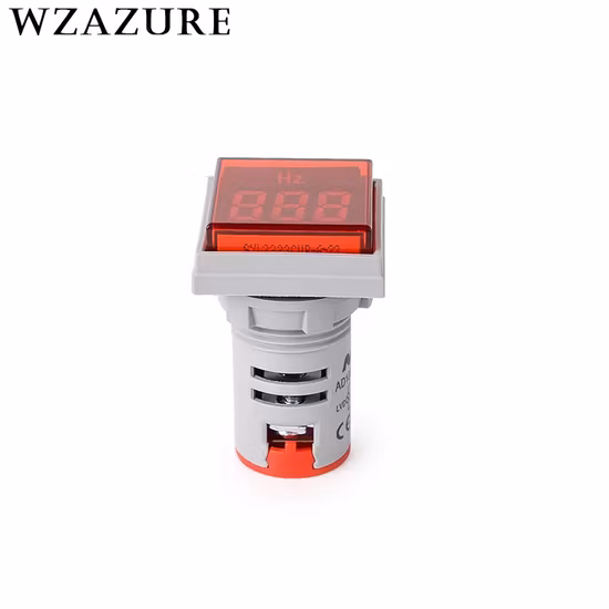 22mm Digital Therometer Temperature LED Lamp Round Light Indicator