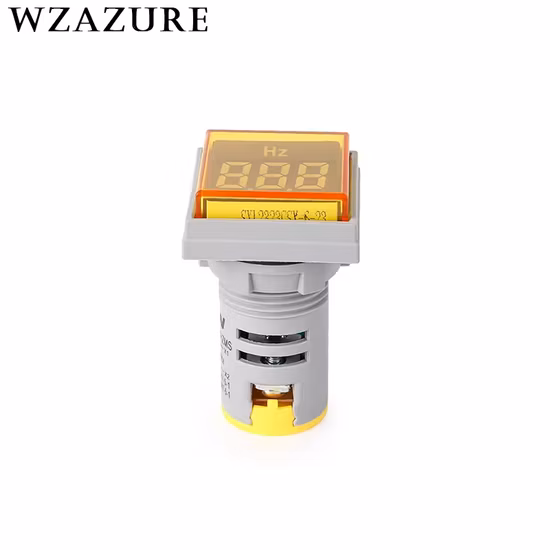 22mm Digital Therometer Temperature LED Lamp Round Light Indicator