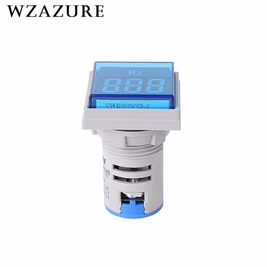 22mm Digital Therometer Temperature LED Lamp Round Light Indicator