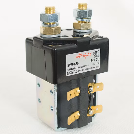 Albright Sw80-65 Equivalente 125A Normalmente Aberto 24 VCC Contator CC de Pólo Simples