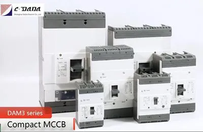 MCCB Dam3-160 3p 16~160A Disjuntor compacto de caixa moldada em trilho DIN