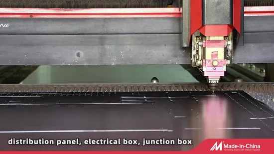 Placa de distribuição de baixa tensão de teto para suporte externo com painel de distribuição de janela completa